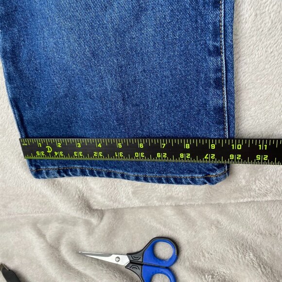Once Again Women's Jeans Size 11 Flare Leg High Waist Denim 100% Cotton - Picture 7 of 14